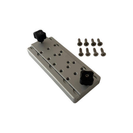 plaque pour rail compact 2,5″ — aluminium