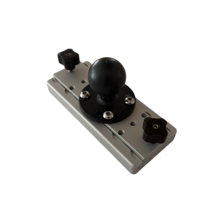 plaque pour rail compact 2,5″ — aluminium