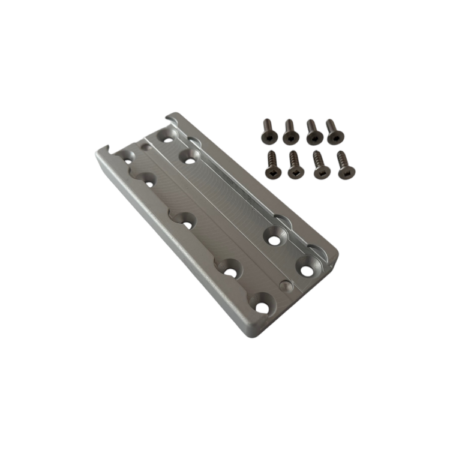 plaque pour rail compact 2,5″ — aluminium