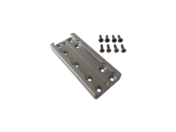 plaque pour rail compact 2,5″ — aluminium